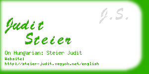 judit steier business card